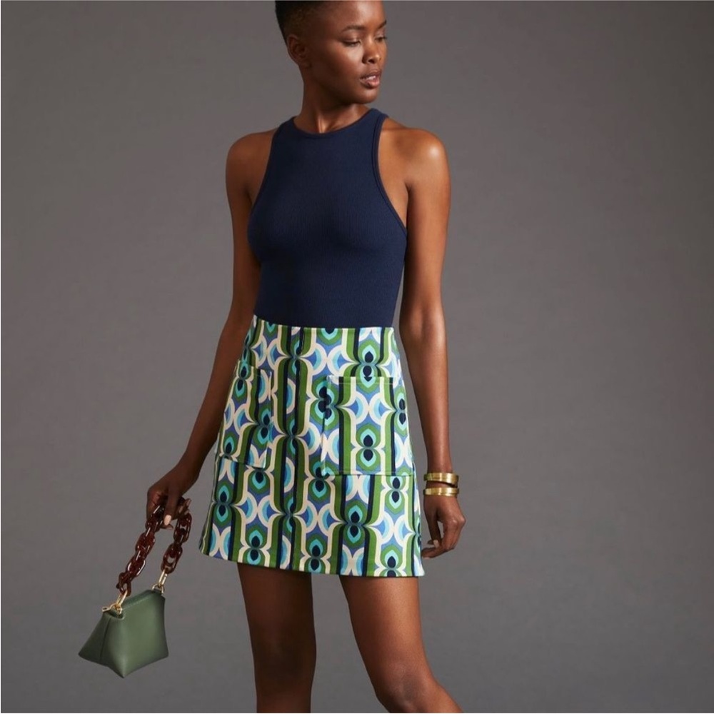 Anthropologie Marisela Mini Skirt NWT XSP XS Petite